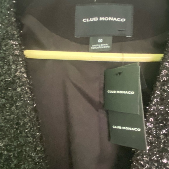 Club Monaco Collarless Party Blazer - Picture 3 of 4